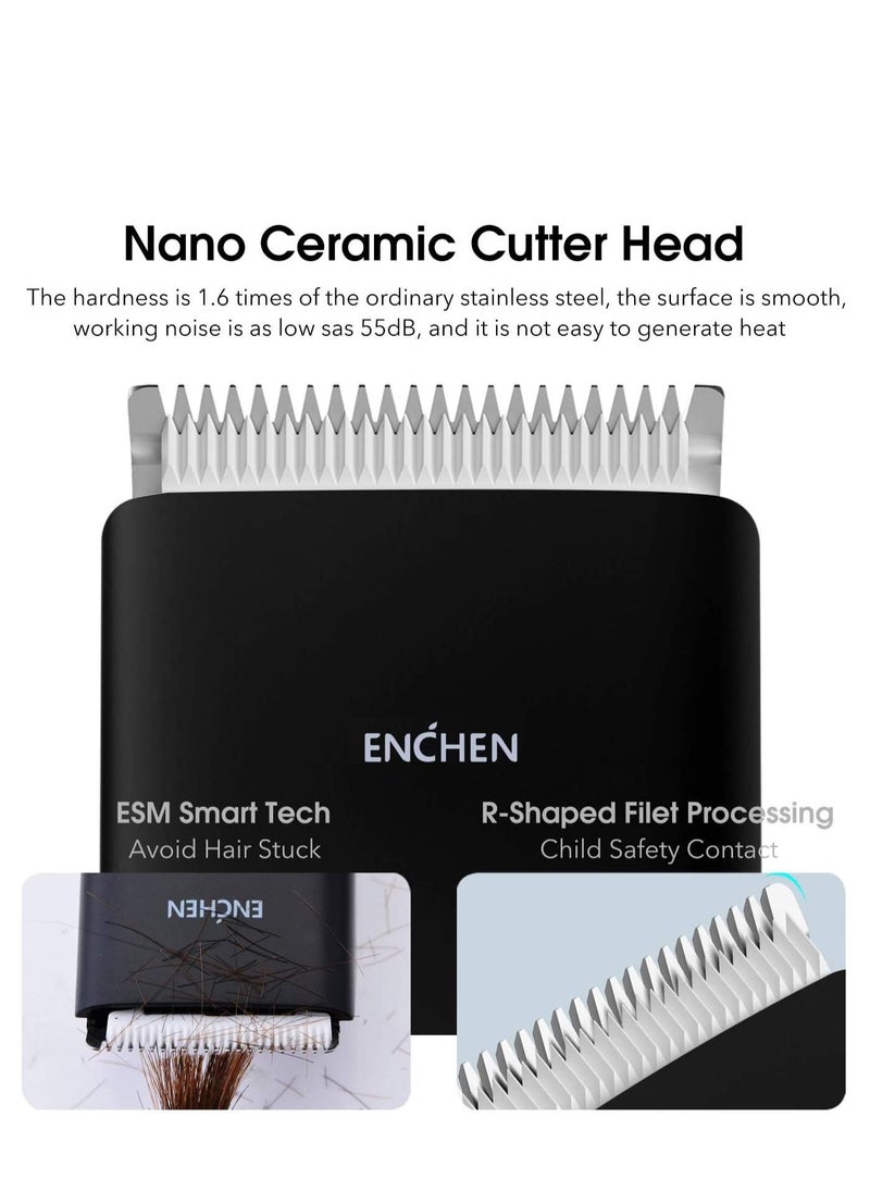 Two Speed Nano Ceramic Design Rechargeable Cordless Haircut Machine for Kids and Adults