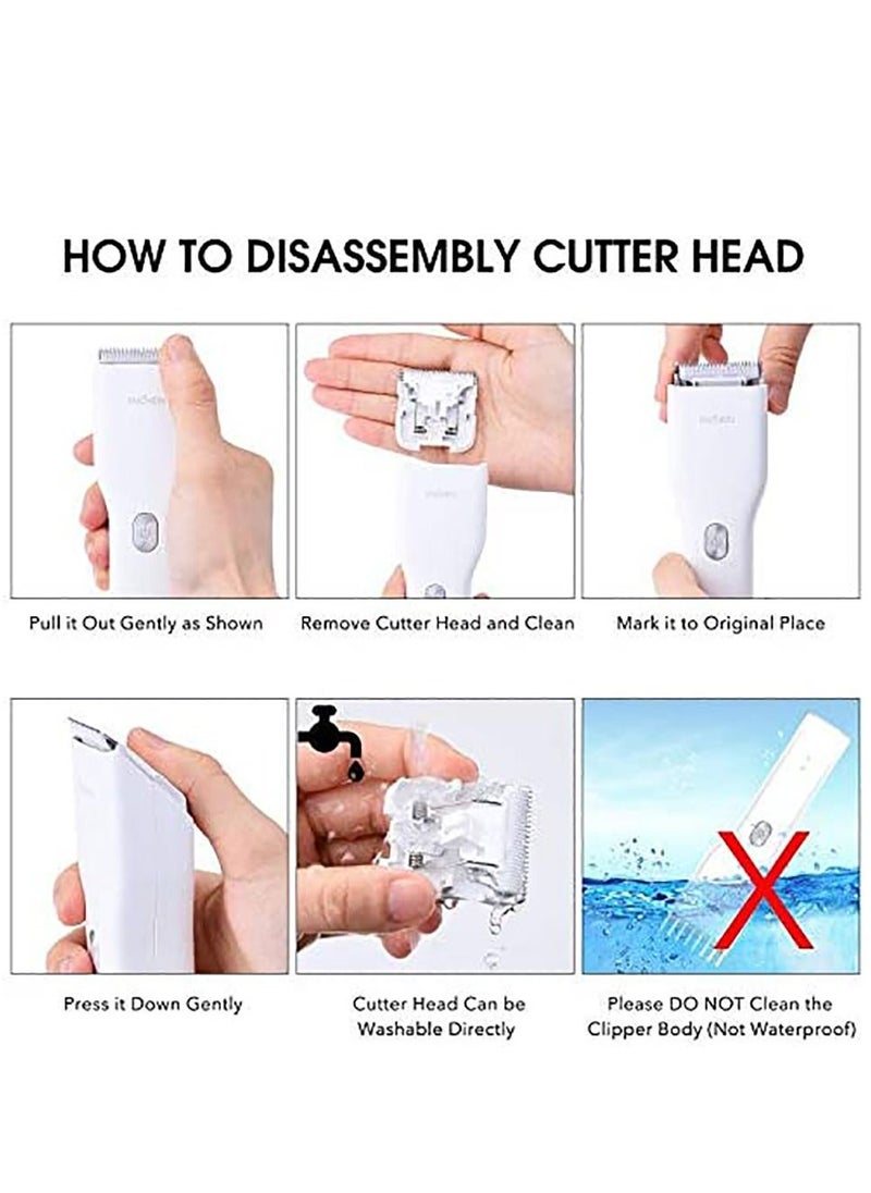 Two Speed Nano Ceramic Design Rechargeable Cordless Haircut Machine for Kids and Adults