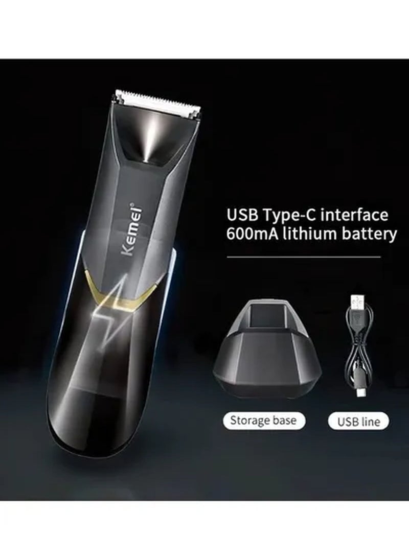 Professional Body Hair Trimmer KM-3208 Black/Yellow