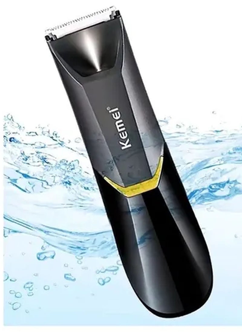 Professional Body Hair Trimmer KM-3208 Black/Yellow