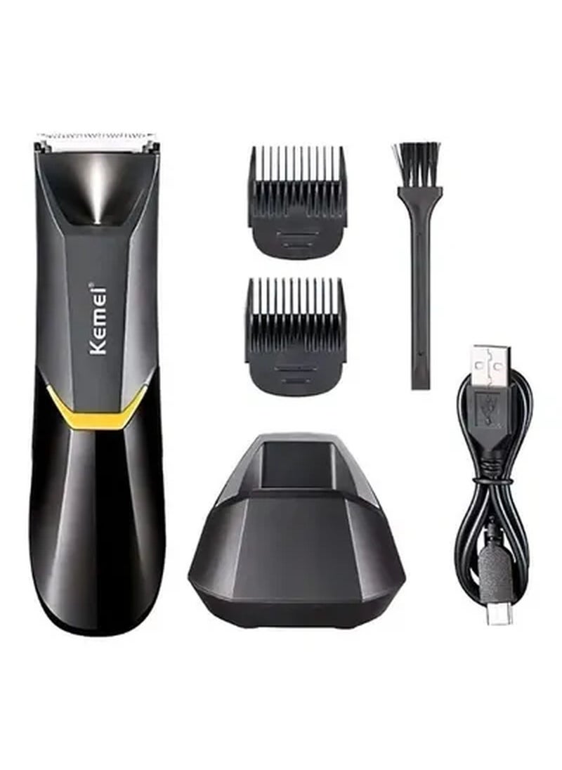 Professional Body Hair Trimmer KM-3208 Black/Yellow