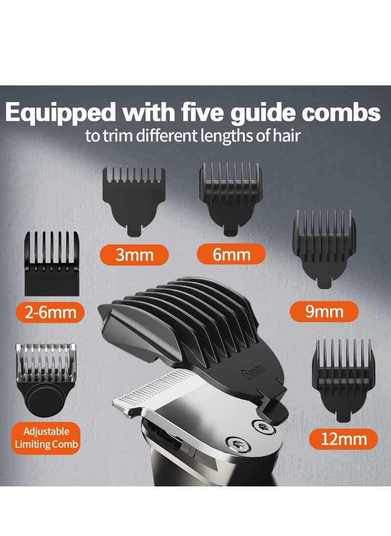 Beard Trimmer for Men Multifunctional Hair Mens Electric Clipper Suitable Mustache Body Nose Ear Facial Trimmers