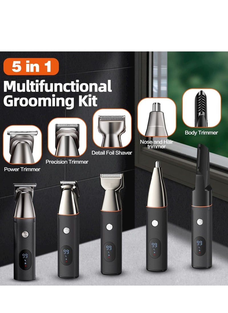 Beard Trimmer for Men Multifunctional Hair Mens Electric Clipper Suitable Mustache Body Nose Ear Facial Trimmers