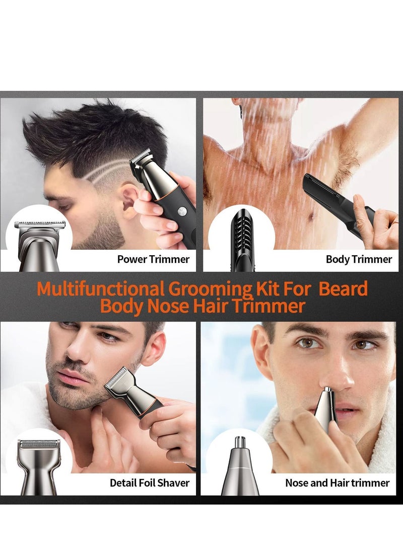 Beard Trimmer for Men Multifunctional Hair Mens Electric Clipper Suitable Mustache Body Nose Ear Facial Trimmers