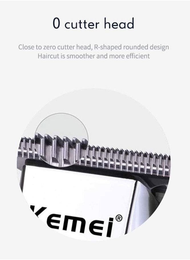 KEMEI Mens Clipper Cordless Barber Professional Hair Clipper LCD Display 0mm Baldheaded Beard Hair Trimmer for Men DIY Cutter Electric Haircut Machine USB Rechargeable