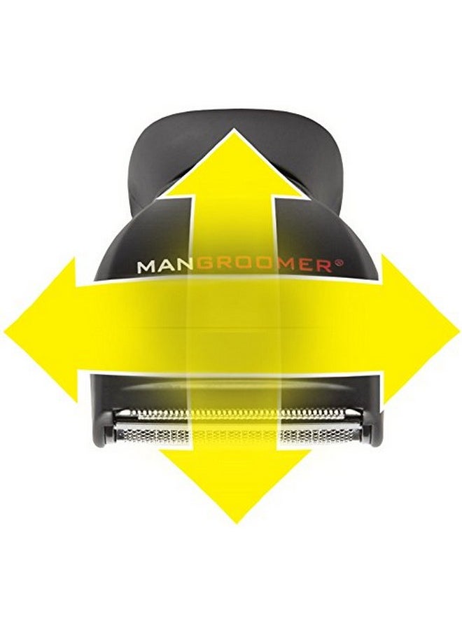 Angroomer Back Hair Shaver Replacement Complete Attachment Head With Shock Absorber Neck And Smooth Shaving Foil