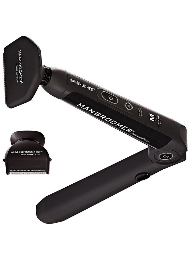 Angroomer Back Hair Shaver Replacement Complete Attachment Head With Shock Absorber Neck And Smooth Shaving Foil
