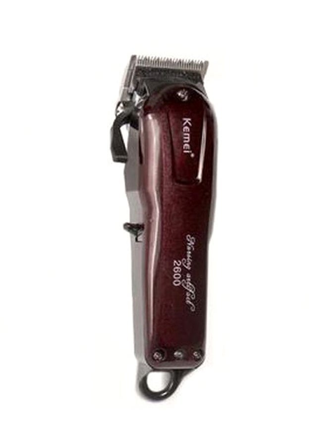 Km-2600 Electric Shaver With Hair Clipper Brown 7.48 x 1.77 1.77inch