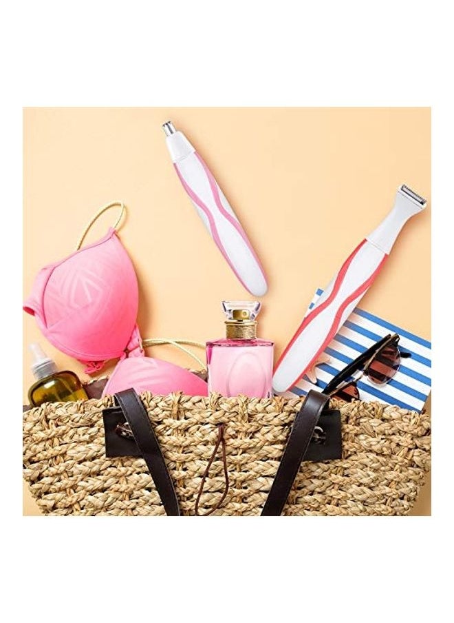 Waterproof Body Trimmer White/Pink/Silver