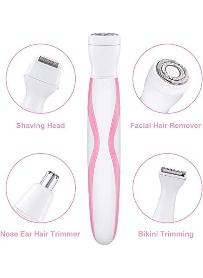 Waterproof Body Trimmer White/Pink/Silver
