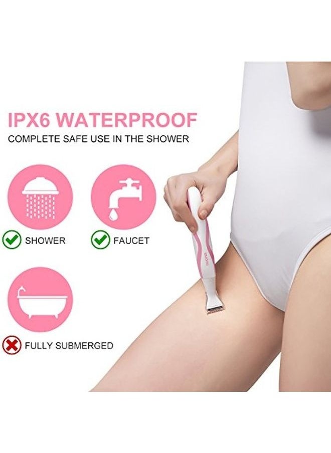 Waterproof Body Trimmer White/Pink/Silver