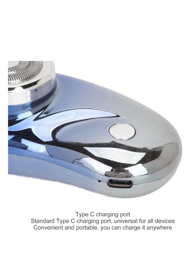 Electric Beard Trimmer, Waterproof Electric Men Beard Clipper for Wet and Dry Trimming, Surge Power, Curved Facing, Type C Charging Interface, Lightweight and Compact Travel Men's Razors