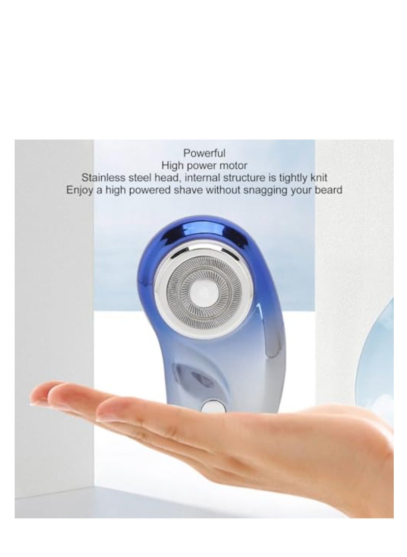 Electric Beard Trimmer, Waterproof Electric Men Beard Clipper for Wet and Dry Trimming, Surge Power, Curved Facing, Type C Charging Interface, Lightweight and Compact Travel Men's Razors