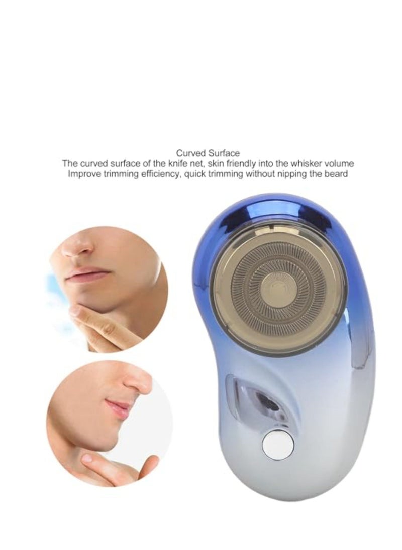 Electric Beard Trimmer, Waterproof Electric Men Beard Clipper for Wet and Dry Trimming, Surge Power, Curved Facing, Type C Charging Interface, Lightweight and Compact Travel Men's Razors