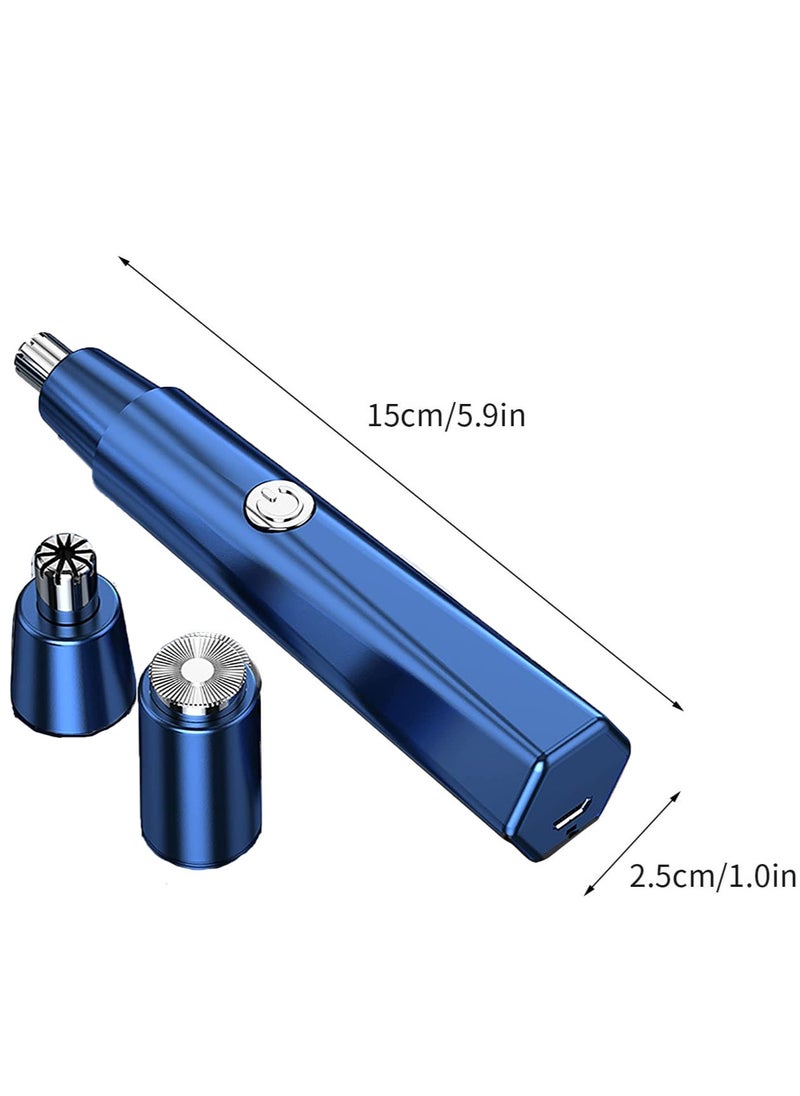 Electric Ear and Nose Hair Trimmer, Professional Painless Facial Hair Trimmer, USB Rechargeable Automatic Nose Hair Trimmer, Gifts for Men's Daily Hair Trimmer Grooming Kit
