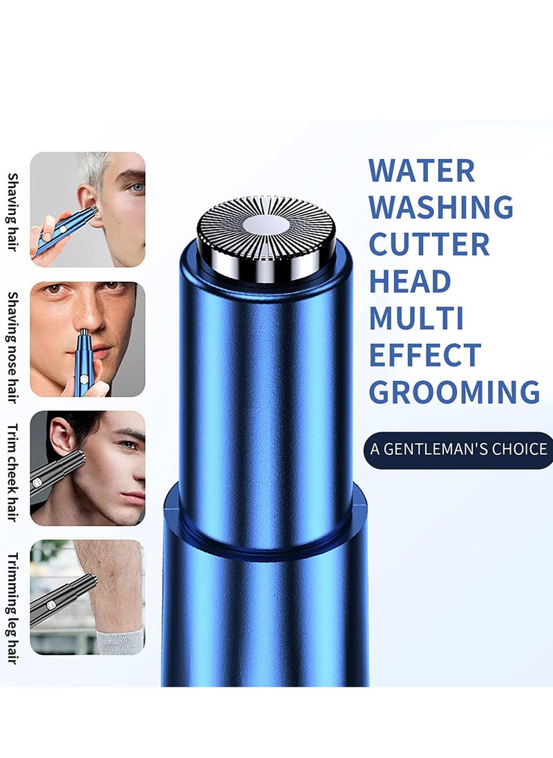 Electric Ear and Nose Hair Trimmer, Professional Painless Facial Hair Trimmer, USB Rechargeable Automatic Nose Hair Trimmer, Gifts for Men's Daily Hair Trimmer Grooming Kit