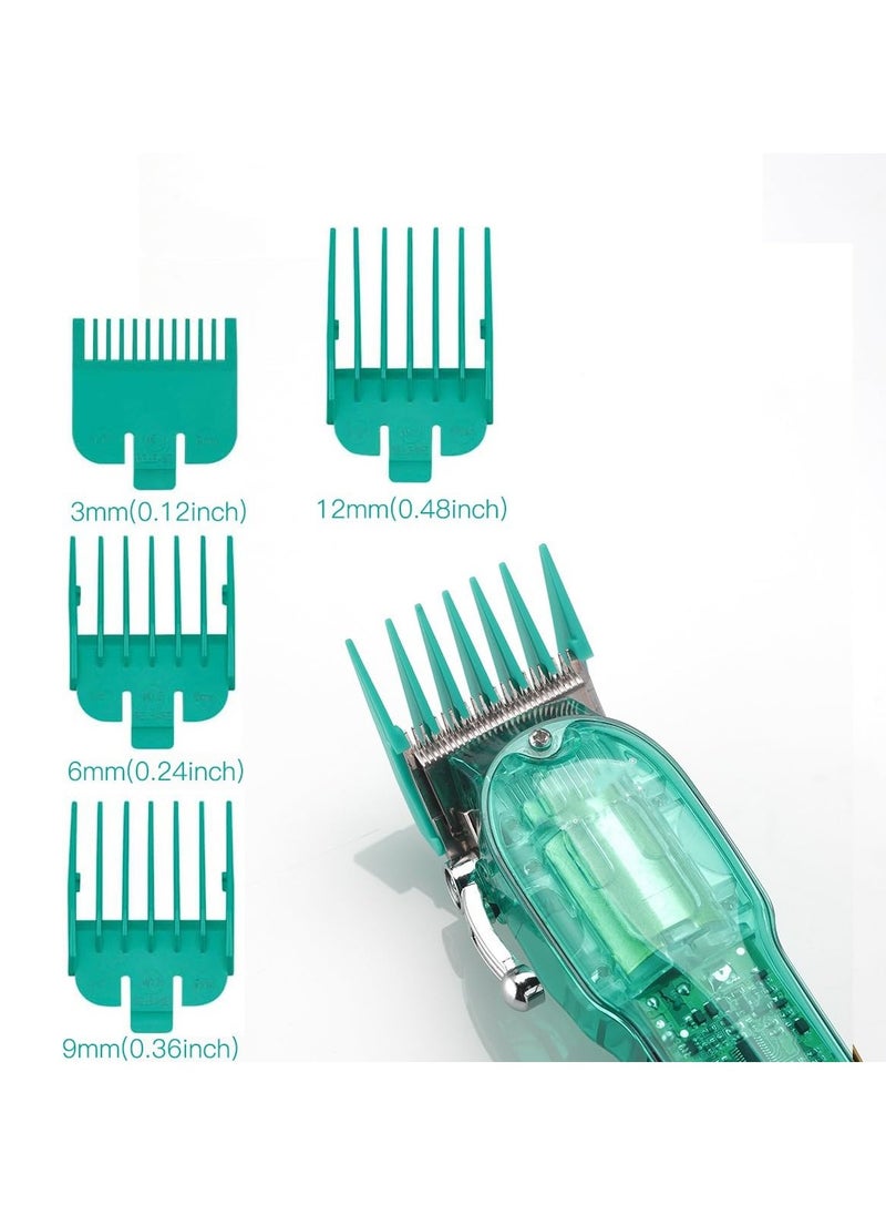 Hair Clippers for Men, Hair Trimmer Transparent, Adjustable Beard Trimmer, Cordless Hair Trimmer Electric Barber Digital Display Clipper for Men