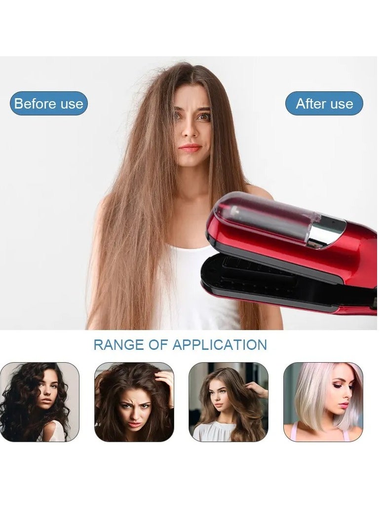 Hair Trimmer, Durable Stainless Steel Rechargeable Cordless Split Hair Trimmer, Compact And Portable Hair Split Ends Trimmer, User Friendly Damaged Hair Remover Hair Cutting Tool, (Black)