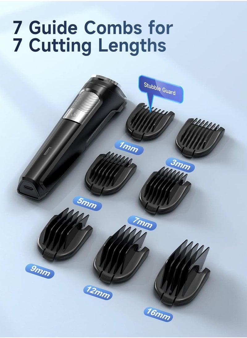 Beard Trimmer Hair Clipper for Men Men's Grooming Kit with Cordless Rechargeable Hair Nose Trimmer Electric Shaver Stainless Steel Blades for Painless Facial Body Hair Removal