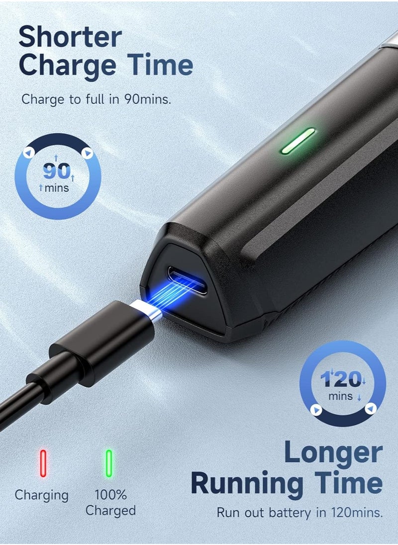 Beard Trimmer Hair Clipper for Men Men's Grooming Kit with Cordless Rechargeable Hair Nose Trimmer Electric Shaver Stainless Steel Blades for Painless Facial Body Hair Removal