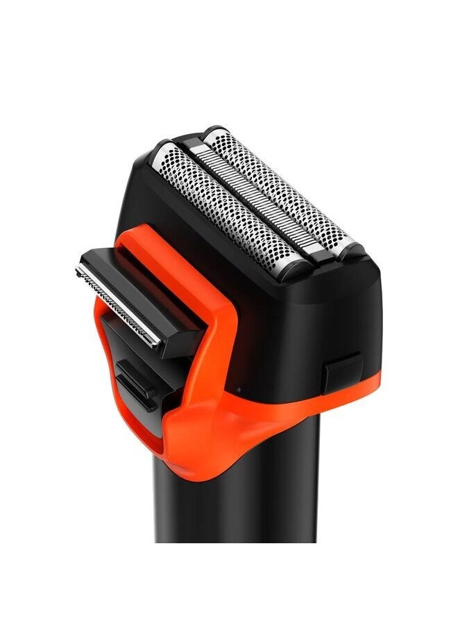 Dual Purpose Beard Trimmer Seamless Close Shave, 60 Minutes Working Time, Smooth Glide, 600mAh Battery, IPX5 Water Resistant, 7600RPM Motor, 5W Rated Power, Digital Display