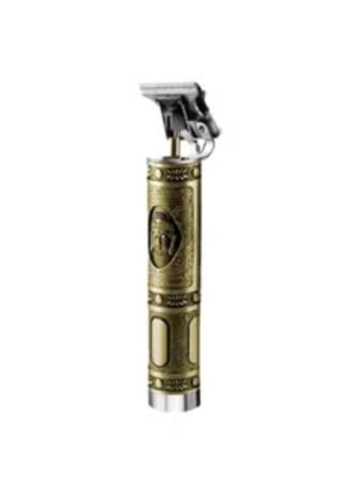 KM-1974A Rechargeable Cordless Sculpture Head Carving Trimmer Gold/Silver 14.5x4centimeter