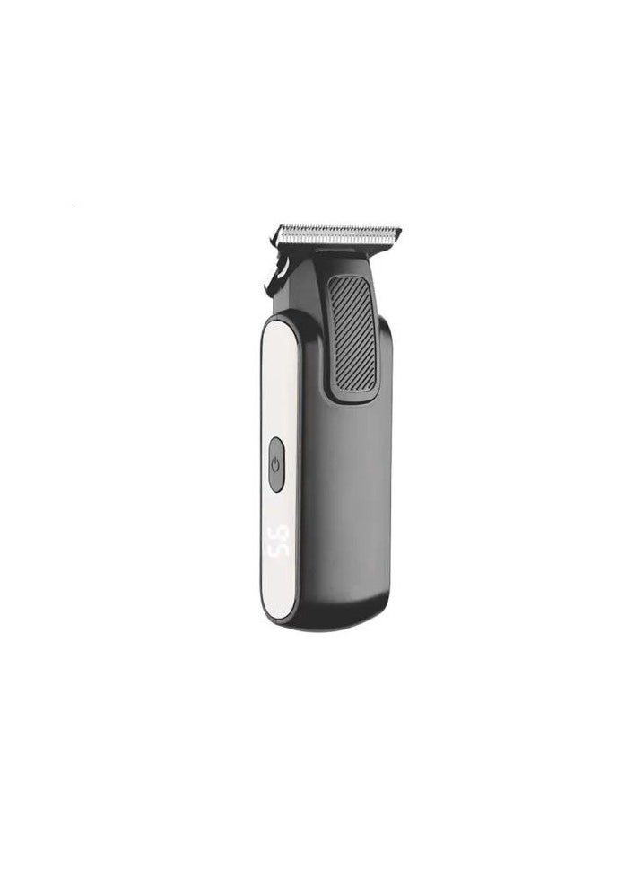 Peanut cordless hair clipper for men, 7600rpm high speed trimmer, bald head and face shaver with led display, 1.5 hours quick charge and 50 minutes runtime.