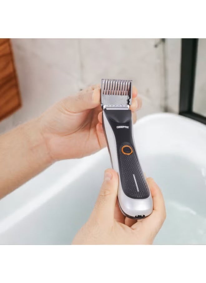 Professional Beard Trimmer With Pro Shield 1.0 Technology, Beard Trimmer with High Capacity Battery and Waterproof Design Black