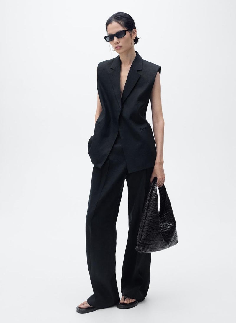 Linen Suit Waistcoat