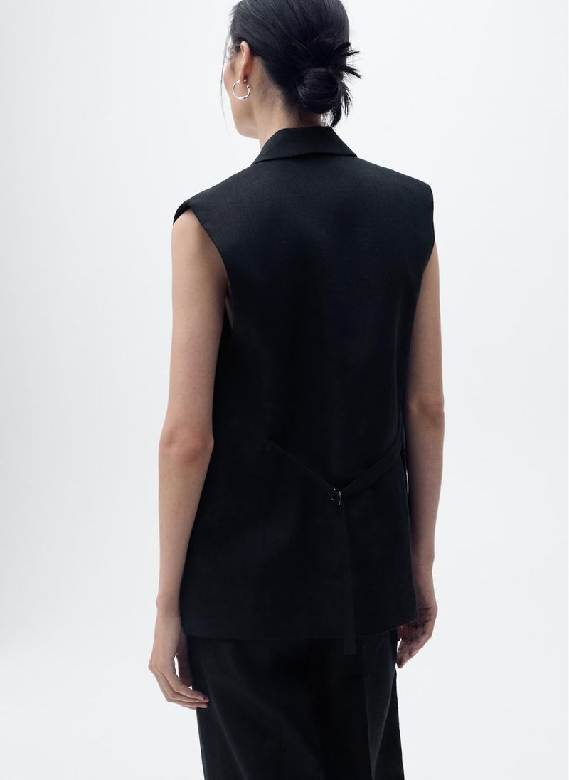 Linen Suit Waistcoat
