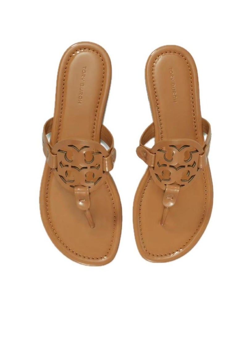 Miller patent sandal