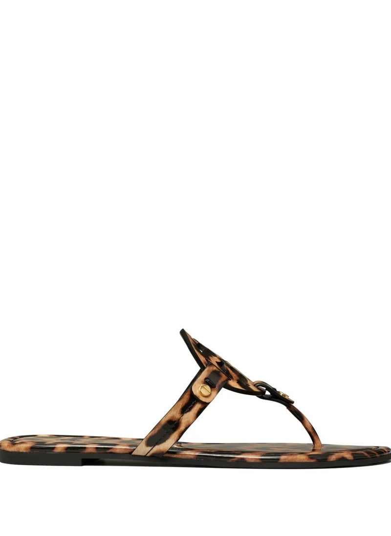 Miller printed patent sandal