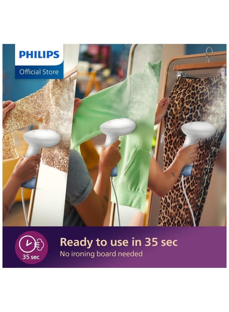 Philips 1000 Series Handheld Garment Steamer STH1000/10 85 ml 900 W STH1000 White & blue
