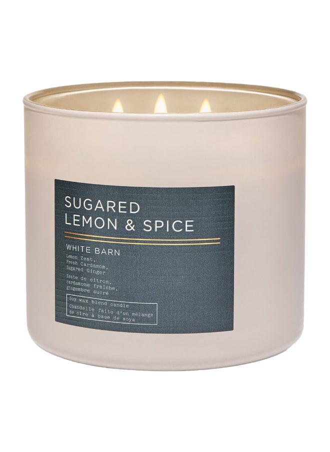 Sugared Lemon & Spice 3-Wick Candle