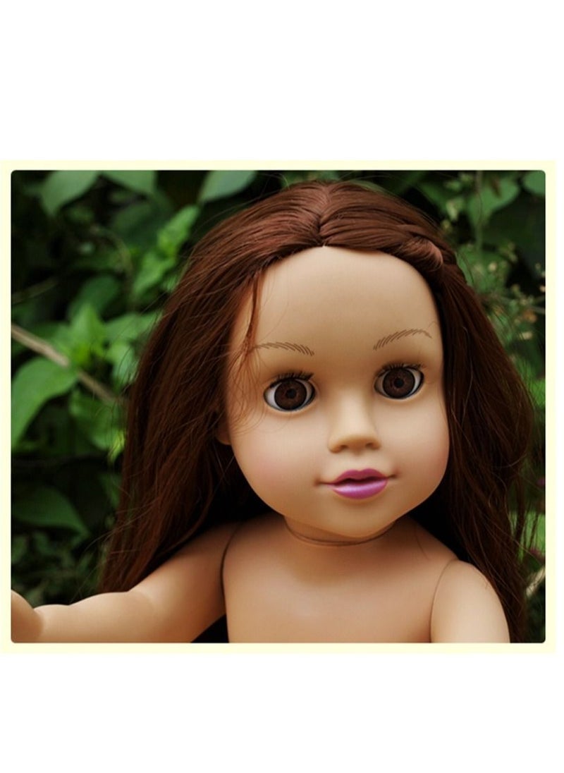 American Girls Simulated Doll Toys Blink Doll Children's Music Toys Can Stand 18inch