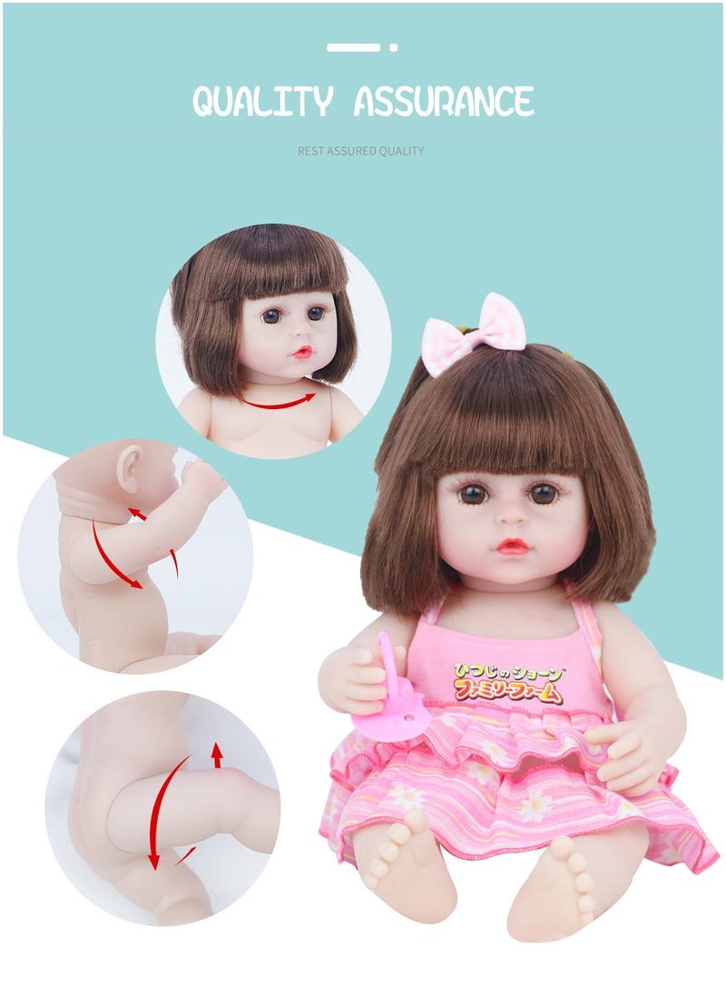 Reborn Baby Doll Simulated Enamel Baby Doll Children's Toy 39cm