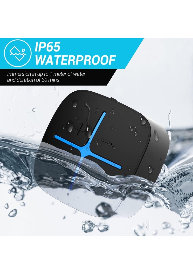 Bluetooth Speaker, Waterproof IP65 Mini Shower Speaker, Lightweight Portable Speakers,Suitable for Travel, Pool, Beach, Biking, Kayak, Gifts for Men, Women