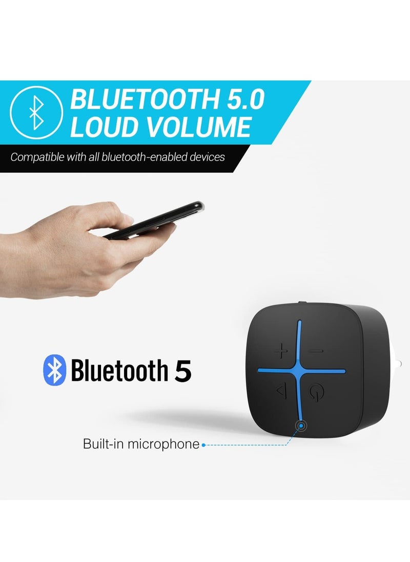 Bluetooth Speaker, Waterproof IP65 Mini Shower Speaker, Lightweight Portable Speakers,Suitable for Travel, Pool, Beach, Biking, Kayak, Gifts for Men, Women