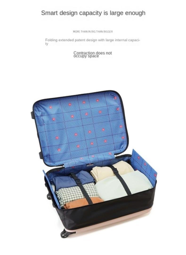 1-Piece Foldable Luggage With Lever
