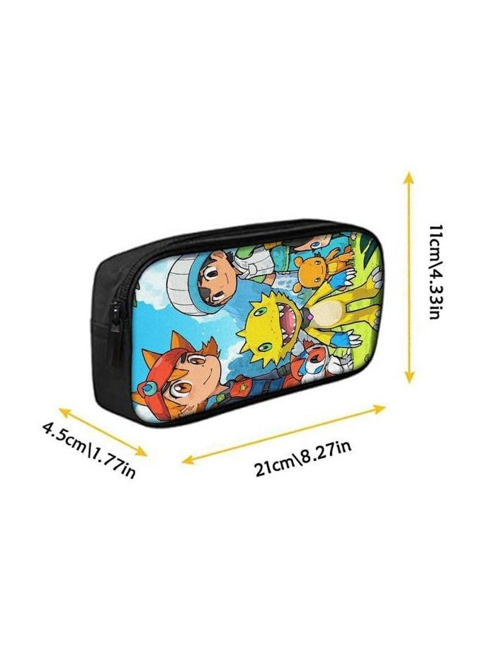 Cartoon three-piece schoolbag with zipper - 469