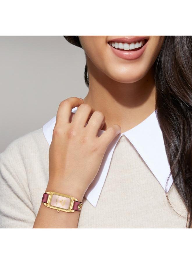 Cadie Pu Strap Analog Watch