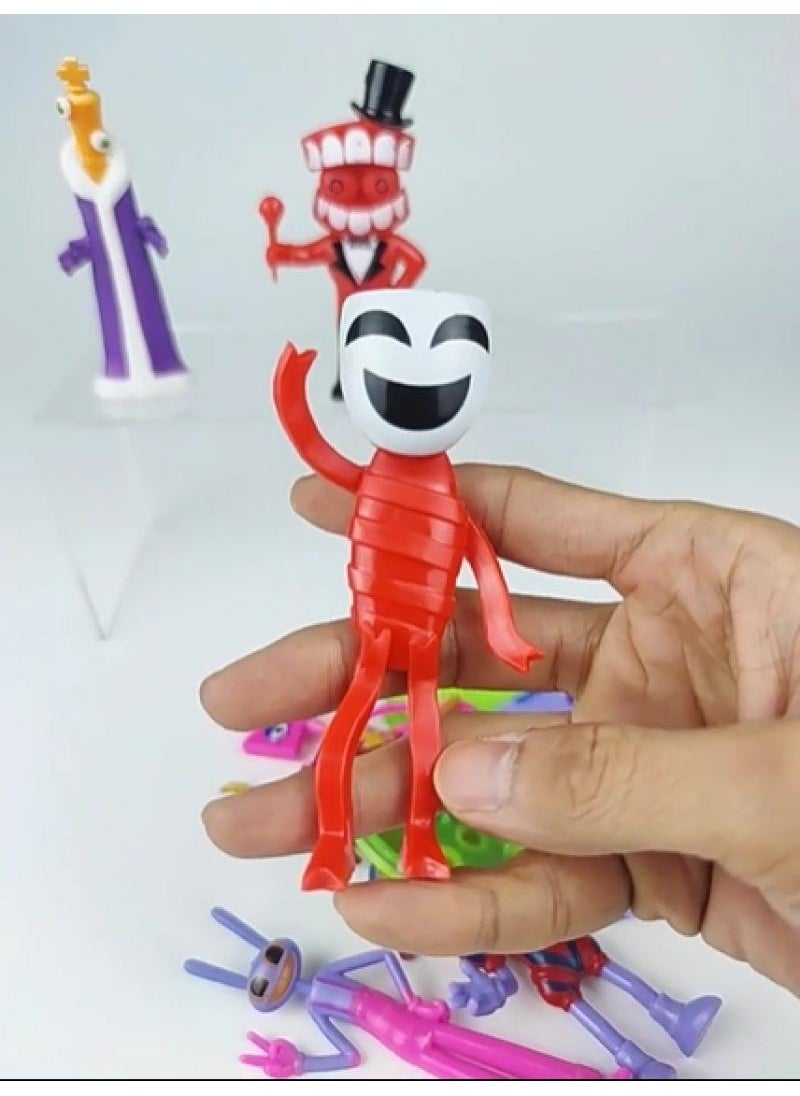 8-Piece The Amazing Digital Circus Figurines Model Toys Cake Car Model