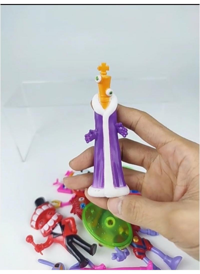 8-Piece The Amazing Digital Circus Figurines Model Toys Cake Car Model