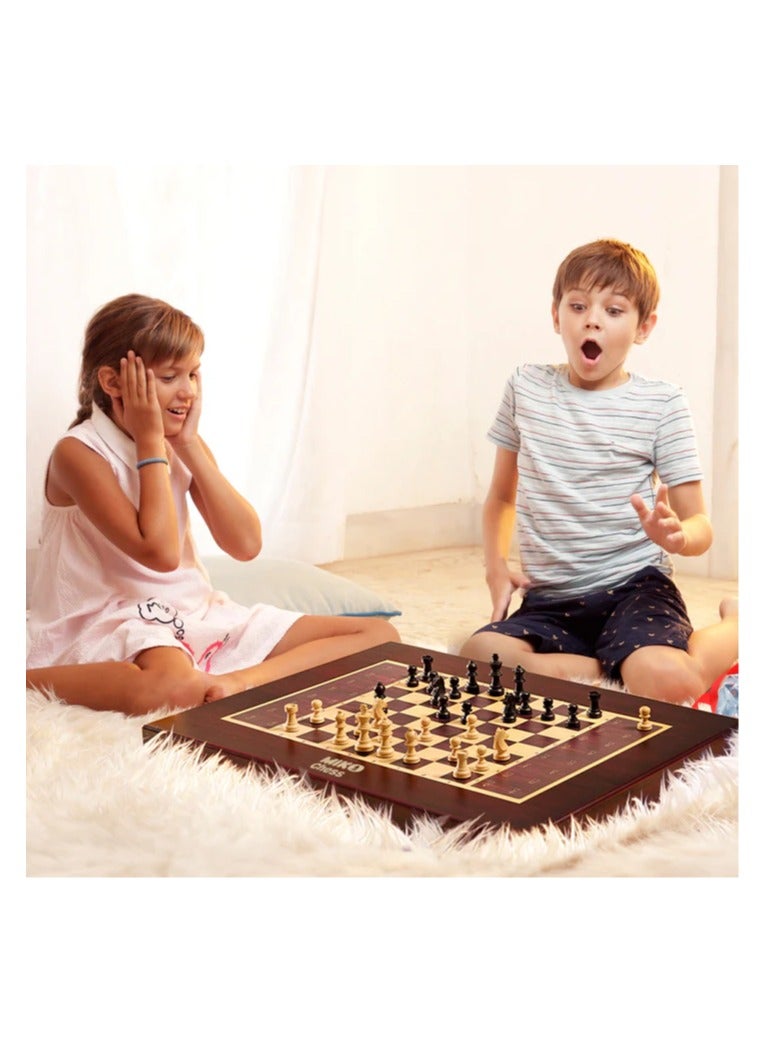 Miko Chess Grand: Your Ultimate AI Chess Companion Fully Automated Gameplay for All Skill Levels World's Smartest Electronic Chess Board Magnetic Wooden Chess Sets with Self Moving Pieces