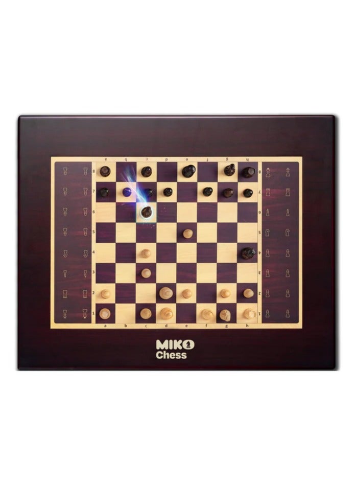 Miko Chess Grand: Your Ultimate AI Chess Companion Fully Automated Gameplay for All Skill Levels World's Smartest Electronic Chess Board Magnetic Wooden Chess Sets with Self Moving Pieces