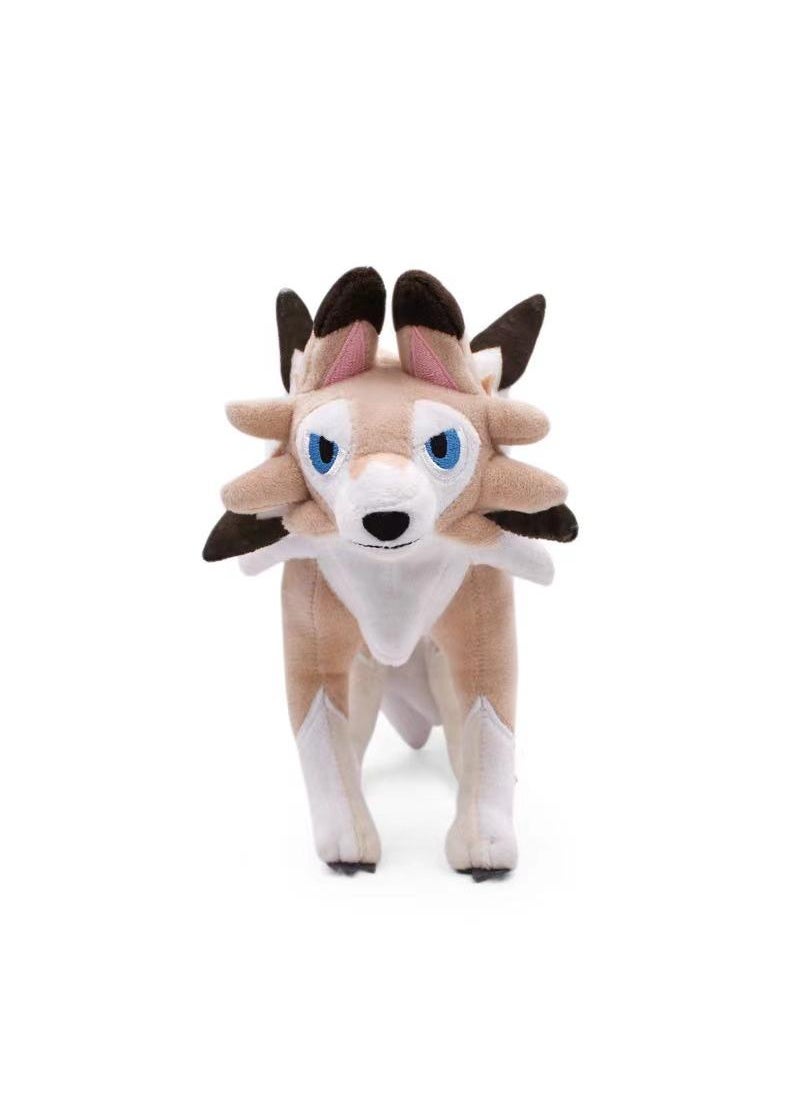 1-Piece Pocket Monsters Figure Lycanroc Plush Toys 23cm