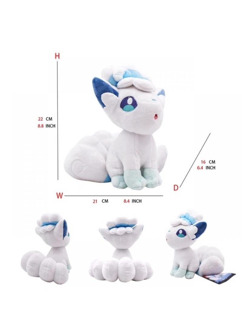 1-Piece Pocket Monsters Figure Vulpix Plush Toys 22cm