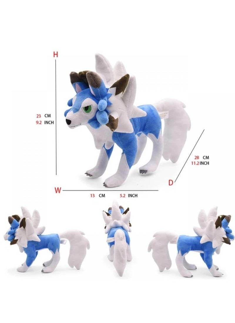 1-Piece Pocket Monsters Figure Lycanroc Plush Toys 23cm
