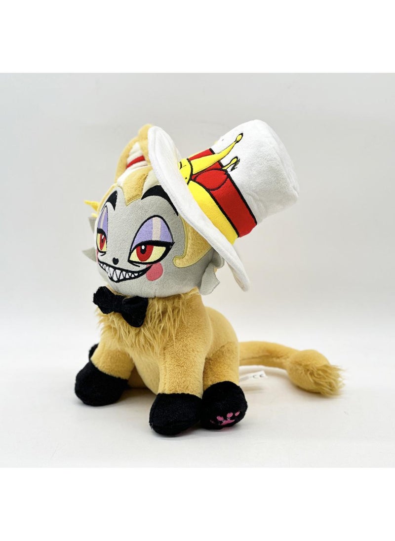 1-Piece Stolas Meow Hazbin Hotel Plush Toys Husk Meow Plush Cat Doll Perfect Gift For Boys And Girls