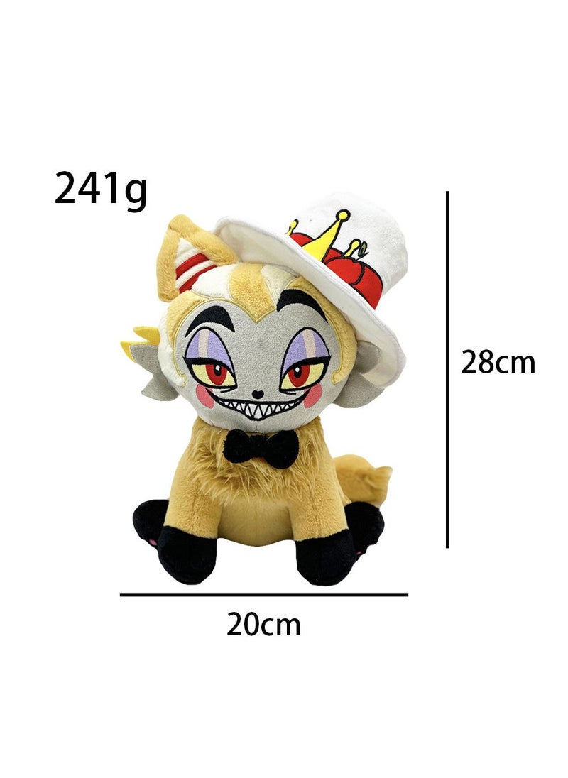 1-Piece Stolas Meow Hazbin Hotel Plush Toys Husk Meow Plush Cat Doll Perfect Gift For Boys And Girls
